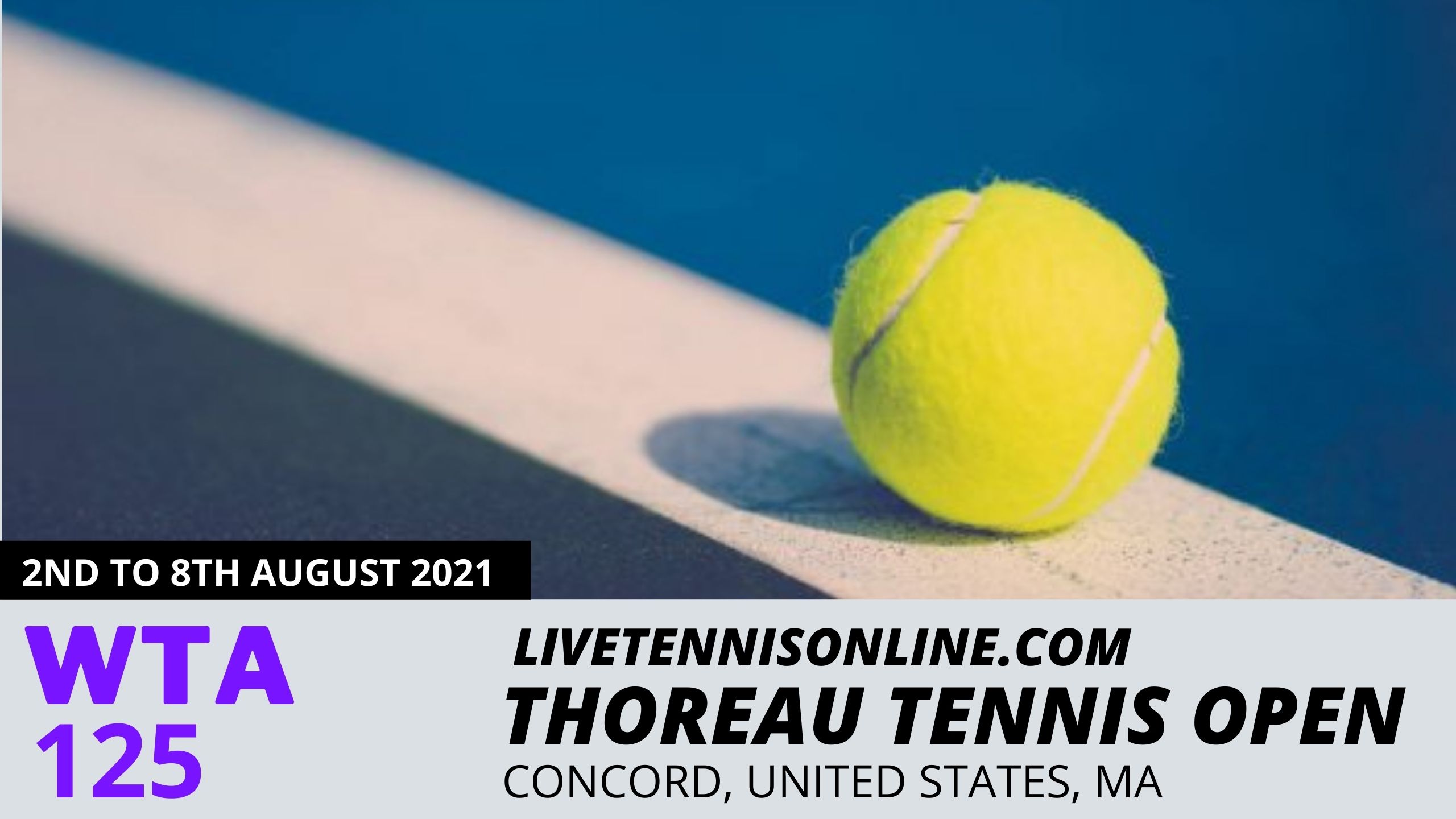 WTA Thoreau Tennis Open Live Stream 2021