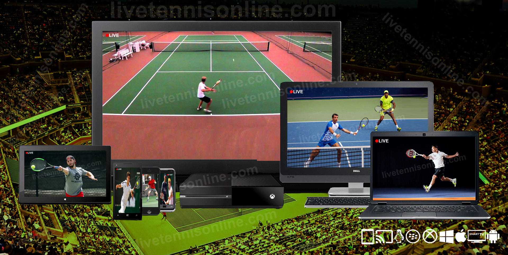 live tennis matches online